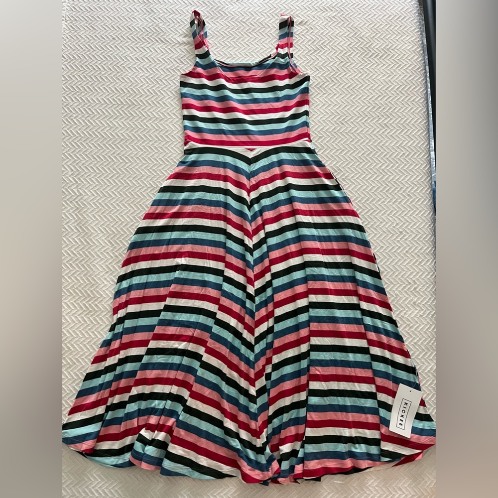 KicKee Striped Boardwalk Dress